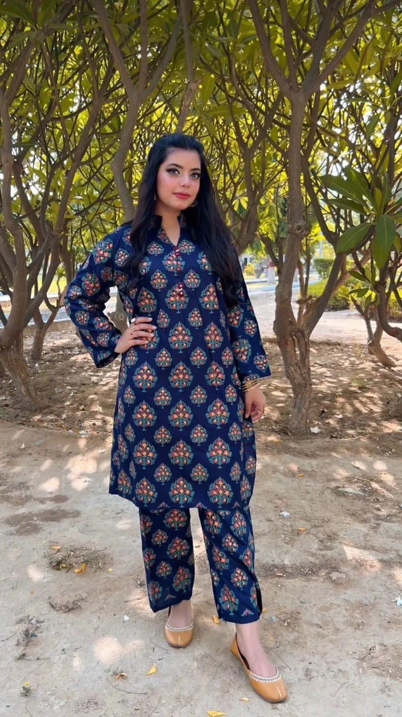 KESARIYA Print 2pc Stitched